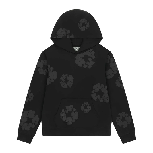 Hoodie Denim Tears Cotton Wreath negro - frente