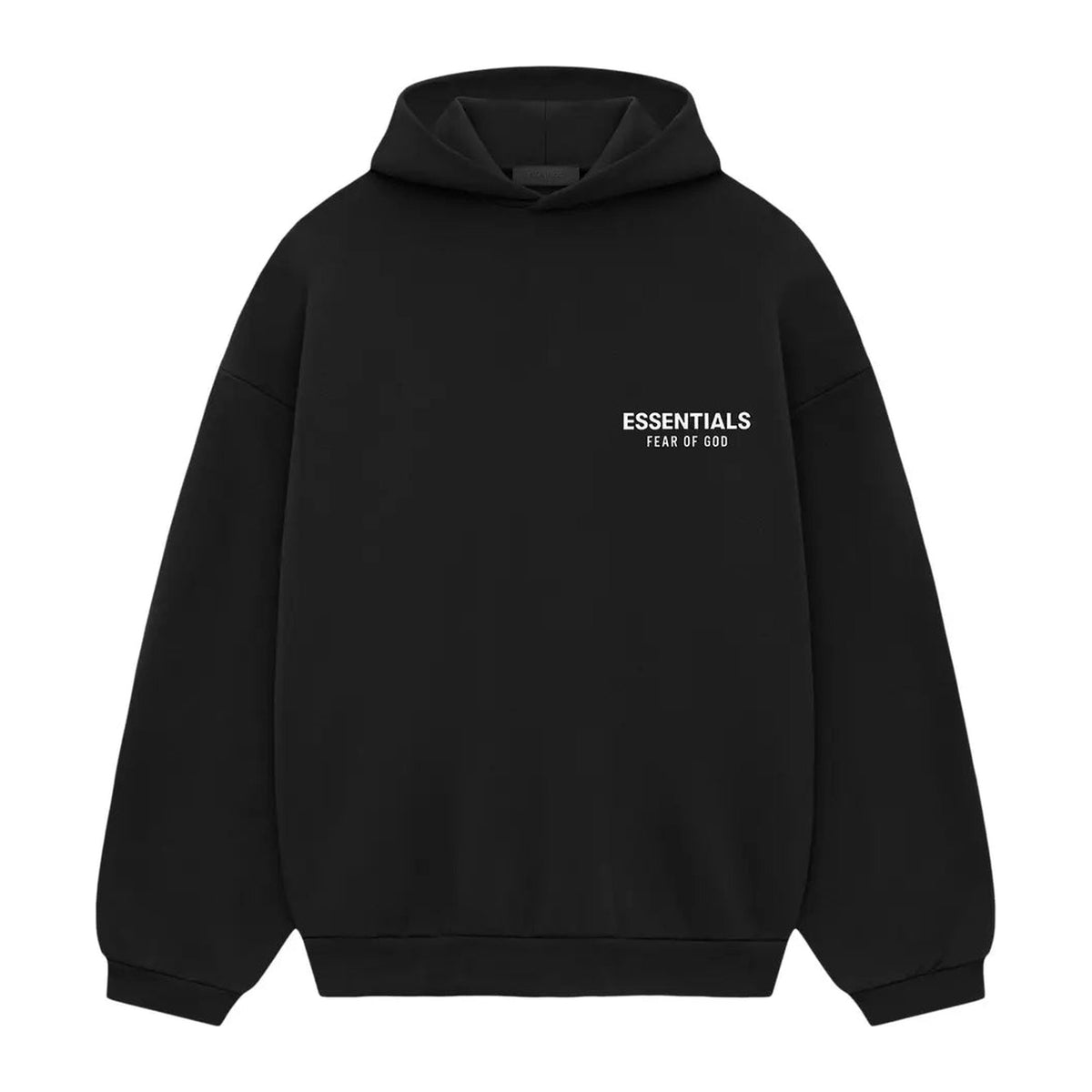 Hoodie Essentials S24 FOG Black frente