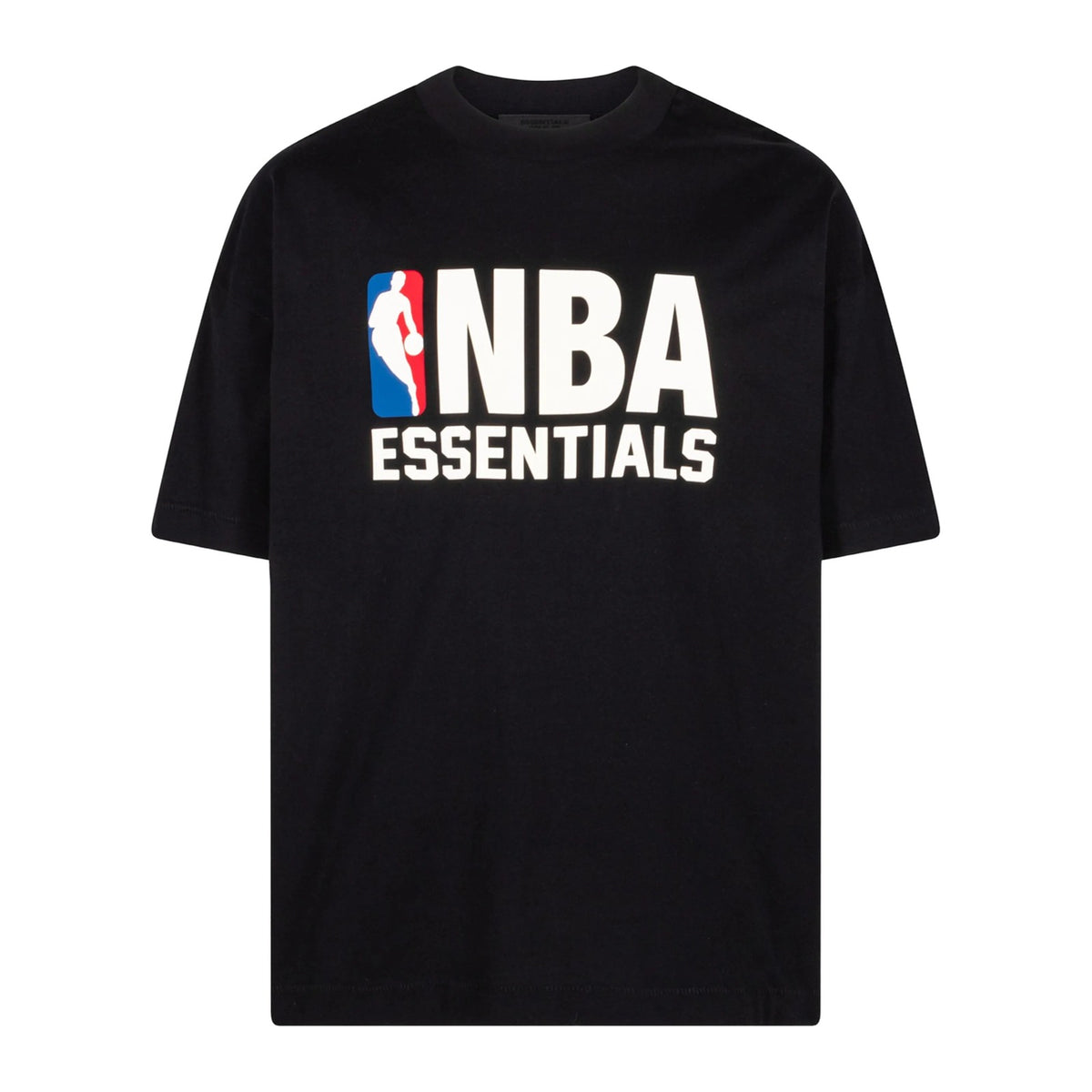 Playera NBA Essentials FOG negra frente