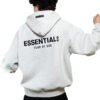 Hoodie Essentials en color Light Oatmeal