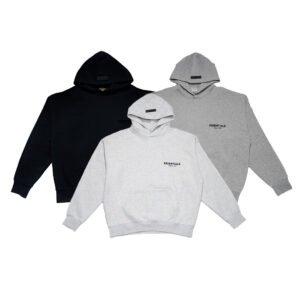 3 HOODIES UNA DE CADA COLOR; STRETCH LIM (NEGRO), DARK OATMEAL (GRIS OSCURO) Y LIGHT OATMEAL (GRIS CLARO)